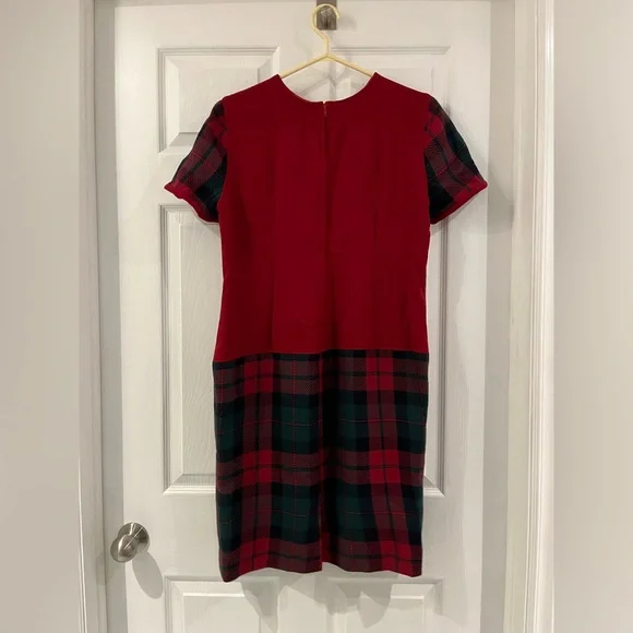 Vintage Mario Serrani Plaid Women's Jacket and Dress Set- 100% wool - Picture 5 of 5